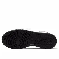 Nike Air Jordan 1 Retro High Black Satin Gym Red