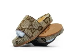 Gucci Slippers Platform Brown