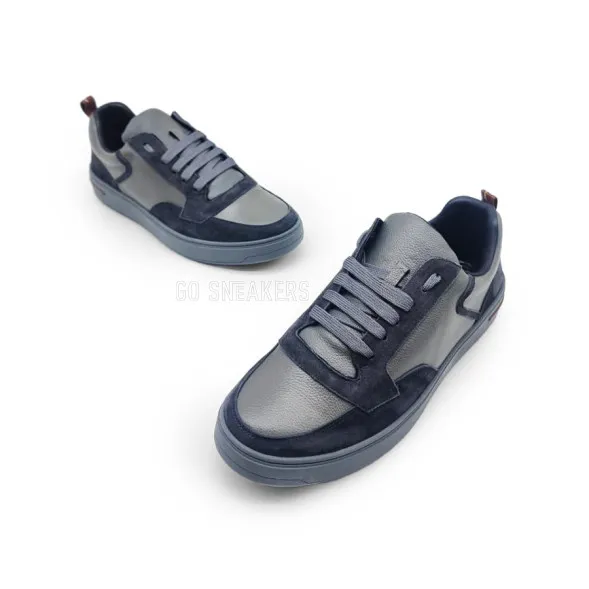 Мужские зимние кроссовки Loro Piana Man Winter Leather Suede Grey