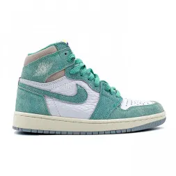 Женские кроссовки Nike Air Jordan1 Retro High OG &#039;Flight Nostalgia&#039; Turbo Green