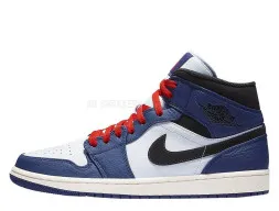 Nike Air Jordan 1 Mid Deep Royal Blue Black