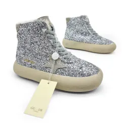Golden Goose Superstar High Winter Silver Glitter
