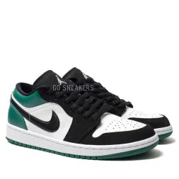 Nike Air Jordan 1 Low White Black Mystic Green