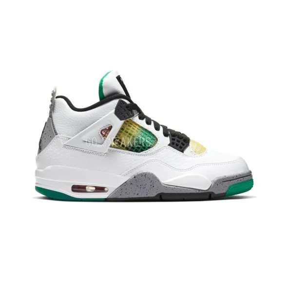 Унисекс кроссовки Nike Air Jordan 4 Retro Lucid Green Rasta