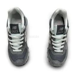 New Balance 574 Suede Grey/Pink