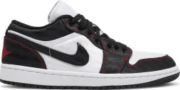 Женские кроссовки Nike Wmns Air Jordan 1 Low SE Utility &#039;White Black Red&#039;