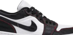 Женские кроссовки Nike Wmns Air Jordan 1 Low SE Utility &#039;White Black Red&#039;