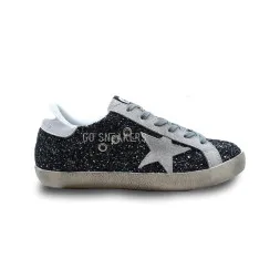 Golden Goose Superstar Glitter Black