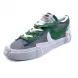 Унисекс кроссовки Nike Air Blazer Low Sacai - Classic Green