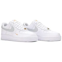 Nike Air Force 1 Low White Grey Gold 