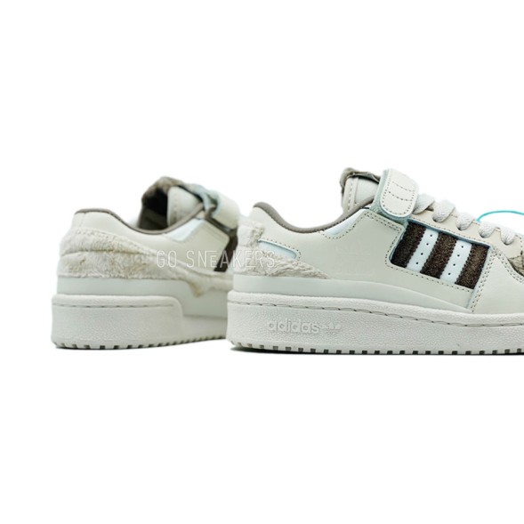 Унисекс кроссовки Adidas Forum Low White/Brown