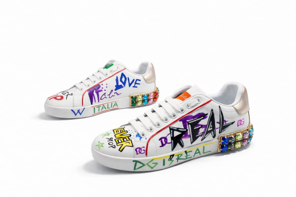 Унисекс кроссовки Dolce&amp;Gabbana Portofino White