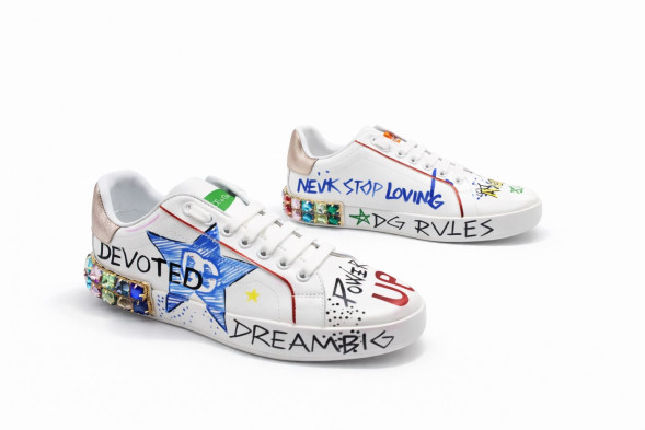 Унисекс кроссовки Dolce&amp;Gabbana Portofino White