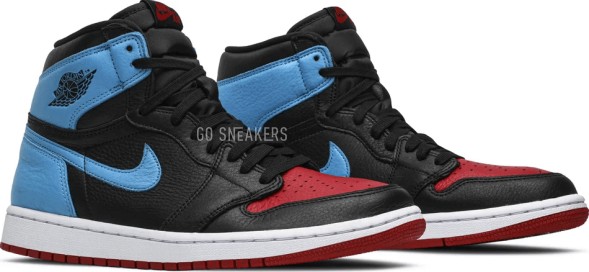 Женские кроссовки Nike Wmns Air Jordan 1 High OG &amp;#039;UNC To Chicago&amp;#039;