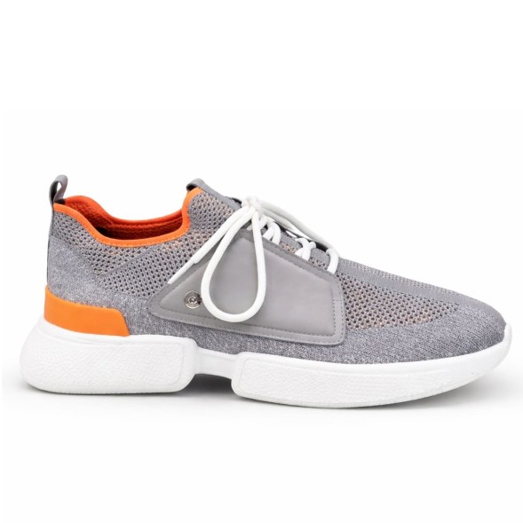 Мужские кроссовки Hermes Casual Shoes For Men Grey