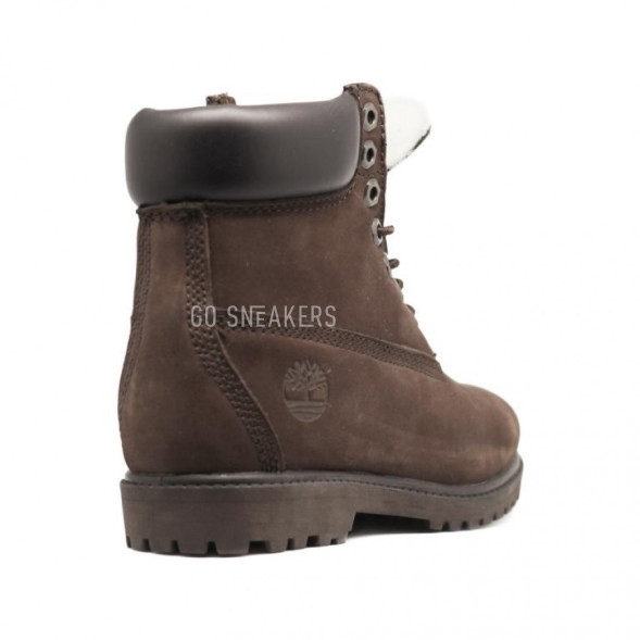 Женские ботинки с мехом Timberland Brown
