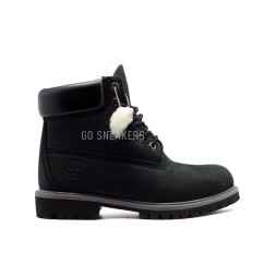 Женские ботинки с мехом Timberland New Black