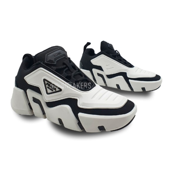 Женские кроссовки Prada Techno Stretch Grey