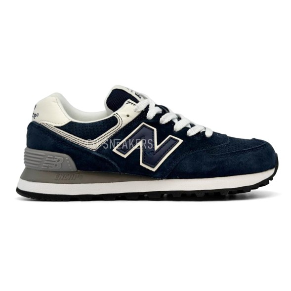 Унисекс кроссовки New Balance 574 Suede Black/Dark Navy