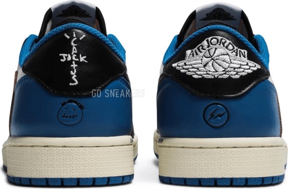 Унисекс кроссовки Nike Fragment Design x Travis Scott x Air Jordan 1 Retro Low
