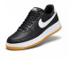Унисекс кроссовки Nike Air Force 1 Low Black White Swoosh