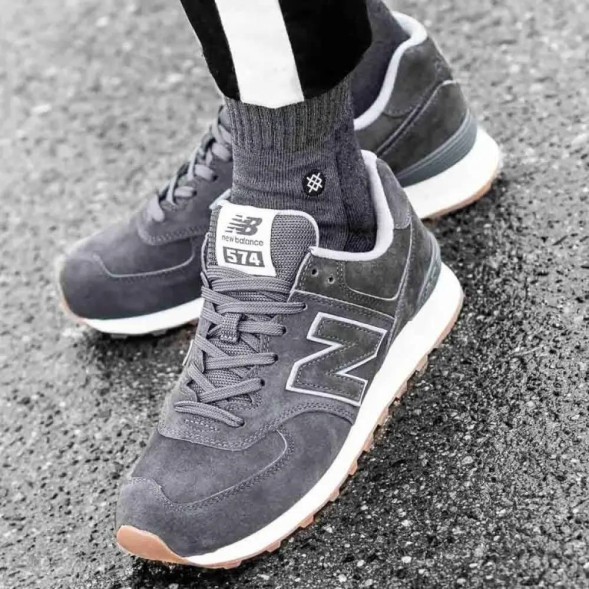 Мужские кроссовки New Balance 574 Suede Grey Man