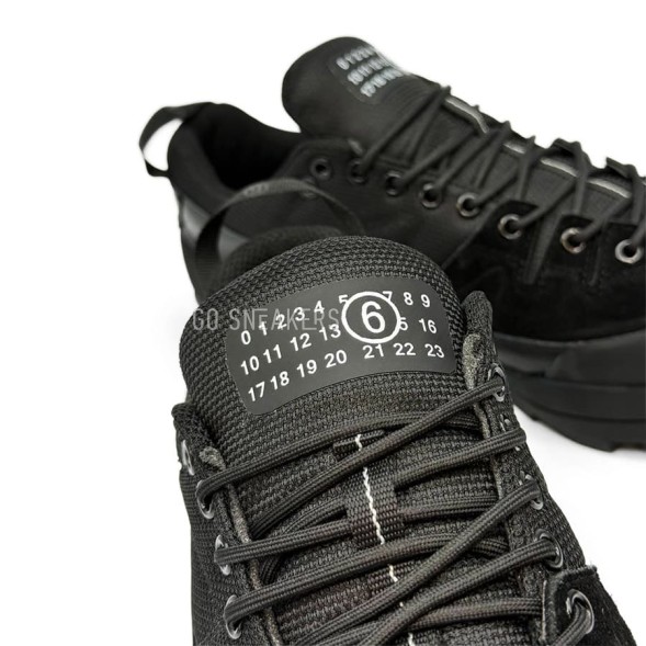 Мужские кроссовки MM6 Maison Margiela X Salomon X-Alp Logo-Print Sneakers Black