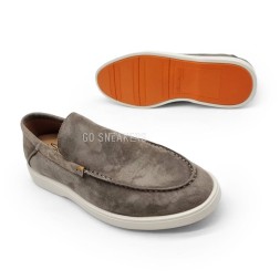 Santoni Man Moccasins Grey