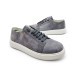 Мужские кроссовки Santoni Man Sneakers Suede Grey