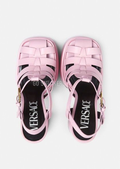 Женские босоножки Versace La Medusa Pink