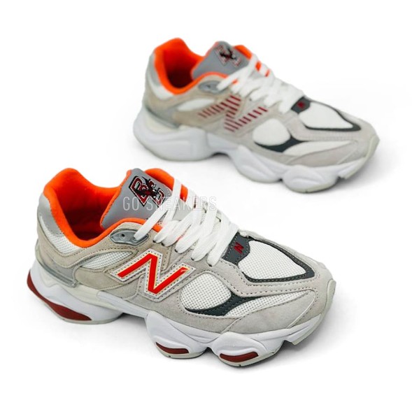Женские кроссовки New Balance 9060 WMNS Beige/Orange