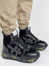 Premiata Mick Suede/Leather Black