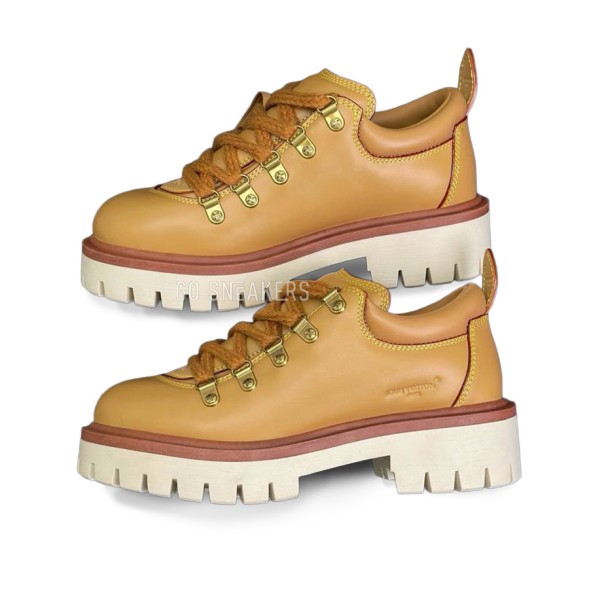 Женские ботинки Louis Vuitton Laureate Platform Derby Sneakers Brown