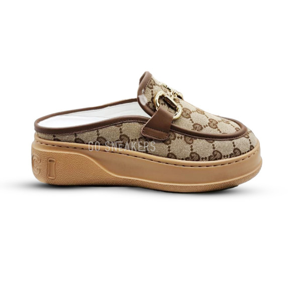 Унисекс сабо Gucci Sabo Leather Brown