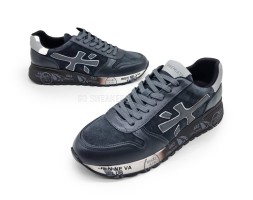 Premiata 483 Suede/Leather Black/Grey