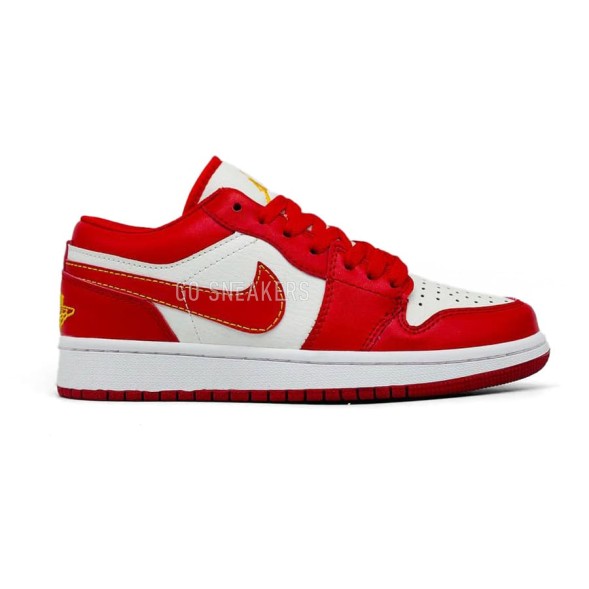 Женские кроссовки Nike Air Jordan 1 Low-Top Vintage Basketball Shoes Women&amp;#039;s White Red