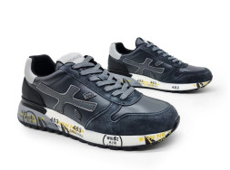 Premiata 483 Leather/Suede Dark Grey