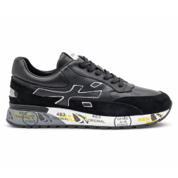 Premiata 483 Leather/Suede Grey/Black