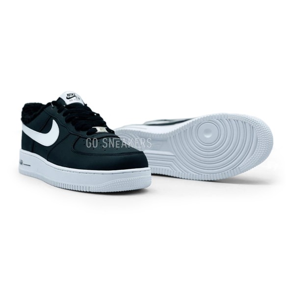 Унисекс зимние кроссовки Nike Air Force 1 07 Black Winter