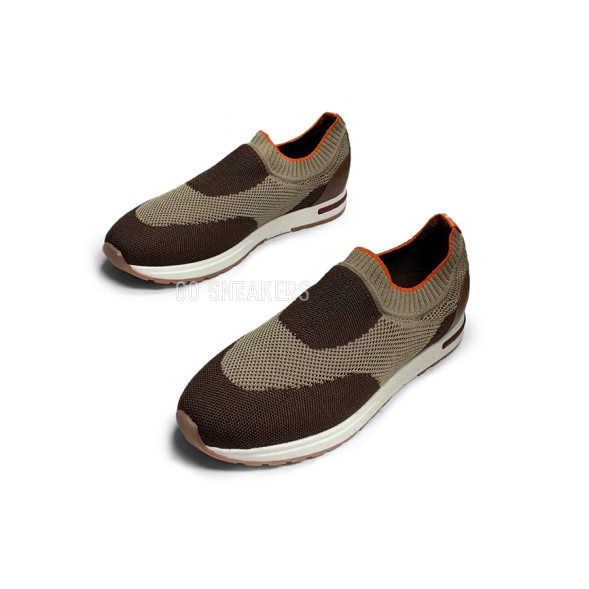 Мужские кроссовки Loro Piana Brown Knit