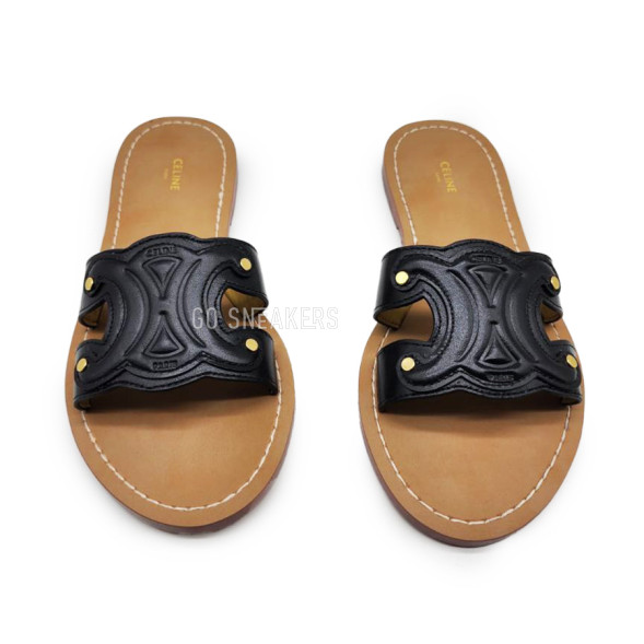 Женские шлепки Celine Flip-flops Black