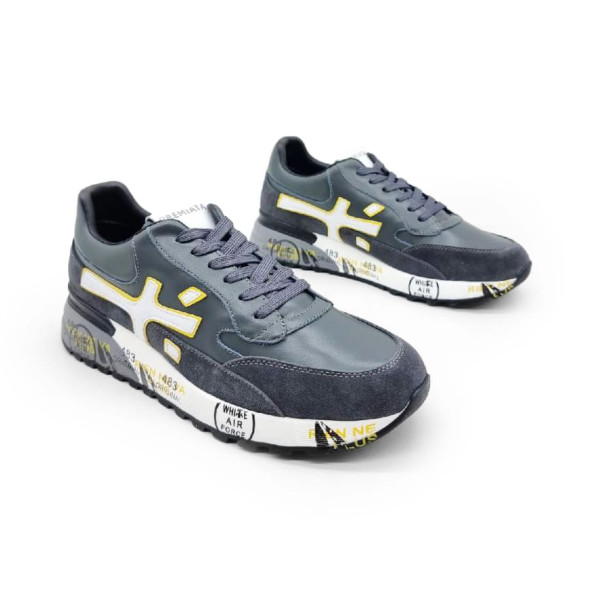 Унисекс кроссовки Premiata 483 Suede/Leather Grey