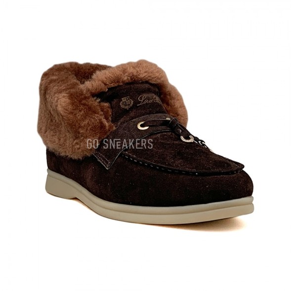 Женские ботинки Loro Piana Shalet - Chocolate