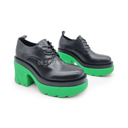 Bottega Veneta Loafers Black/Green