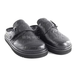 Louis Vuitton Slipper Leather Black 