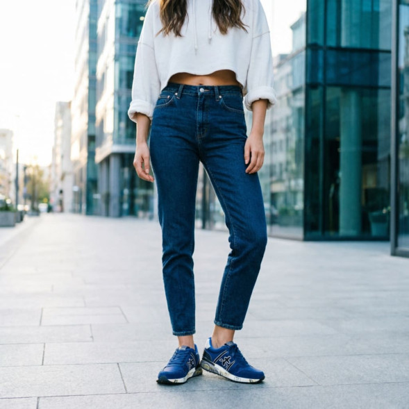 Унисекс кроссовки Premiata 483 Textile/Suede Blue