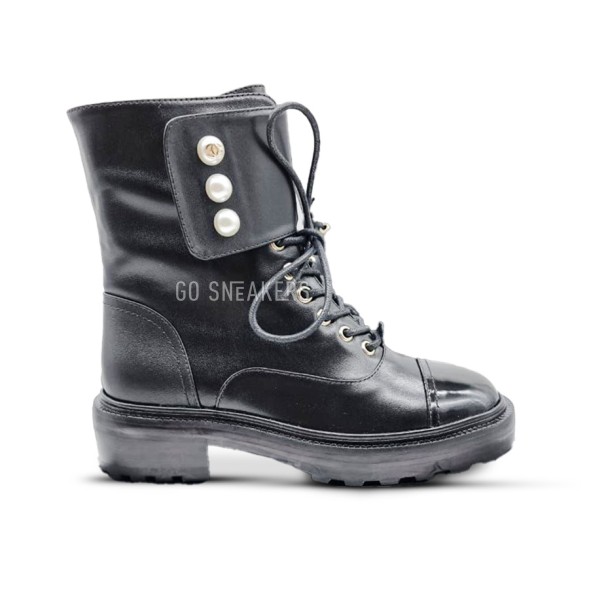 Женские ботинки Chanel Boots Black