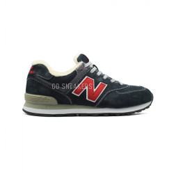 New Balance Мужские 574 Navy-Red