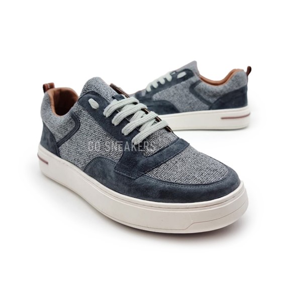 Унисекс кроссовки Loro Piana Newport Walk Grey/Dark Grey