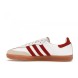 Мужские кеды Adidas Samba OG Sporty Rich White Core Burgundy